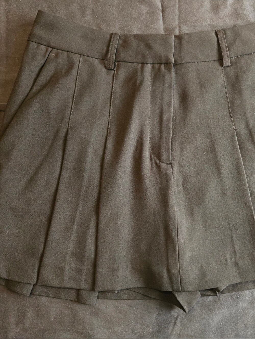 Dynamite Black Pleated Skort with Pockets